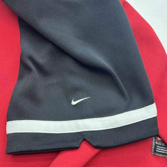 Nike Team Apparel Maryland University Terrapins Men's XL Warm Up Shirt Y2K Red - Picture 6 of 12